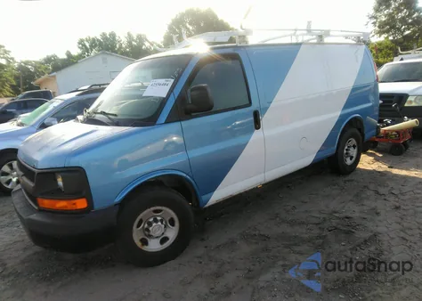 2011 Chevrolet Express 2500 Work Van from USA, damaged, VIN 1GCWGFBA3B1188413